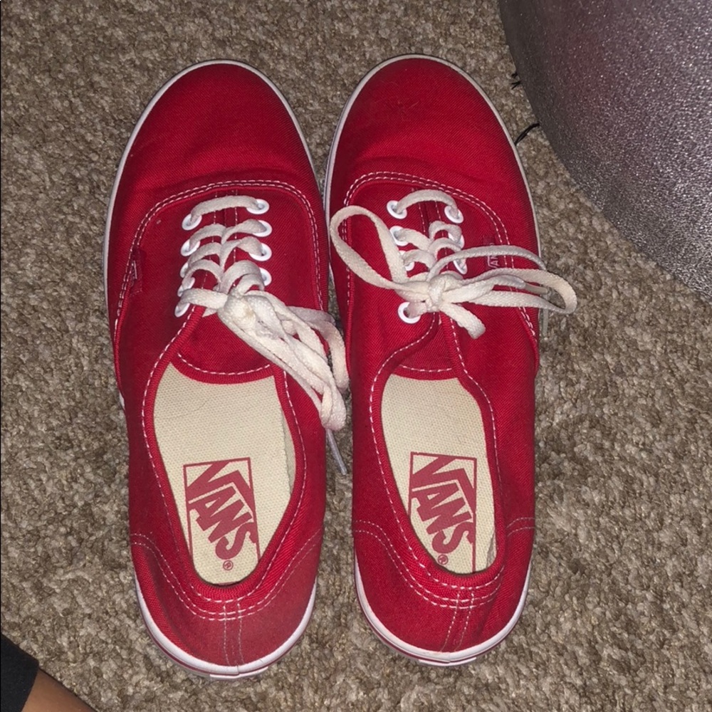 Classic red vans